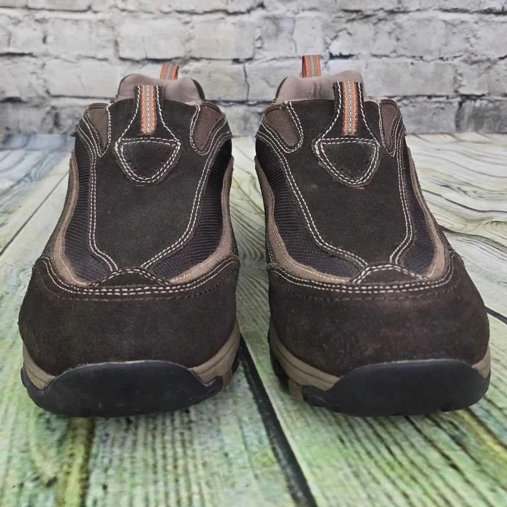 LL Bean TEK 2.5 Hiking Shoes Mens 13 Brown Suede Waterproof Slip On 271741
